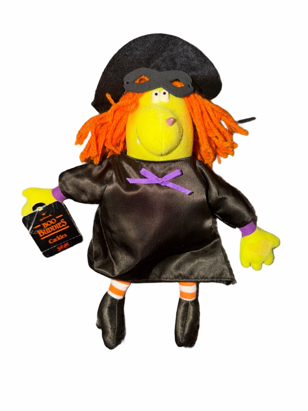 Vintage Hallmark Boo Buddies Cackles Halloween Witch 1986